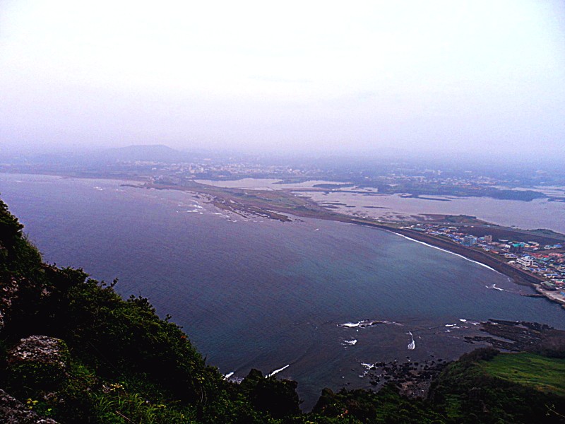 Jejudo seen from the volcano