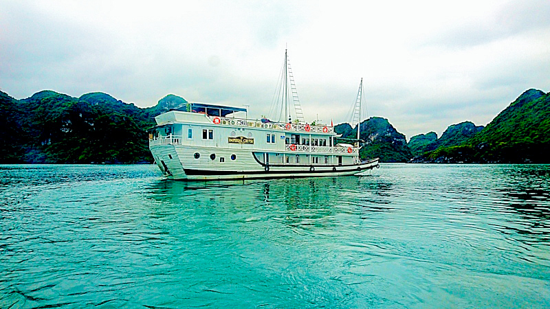 Junk in Ha Long Bay, Vietnam