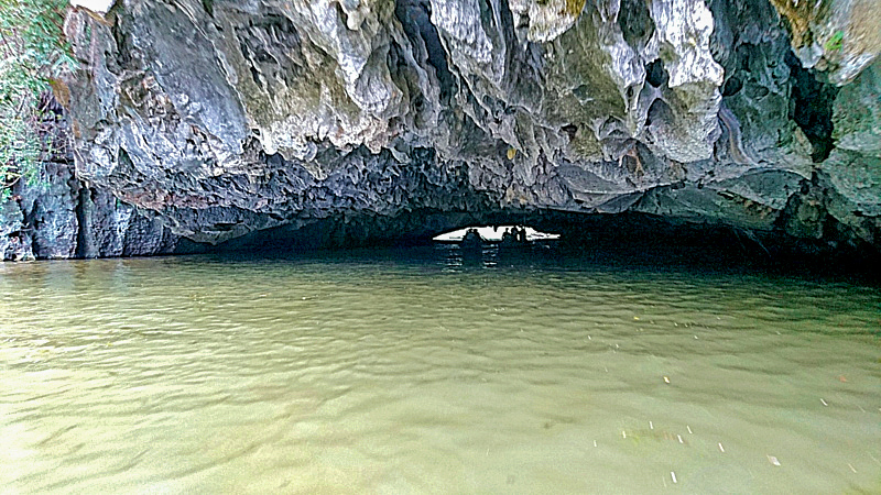 Under a cave in Tam Coc