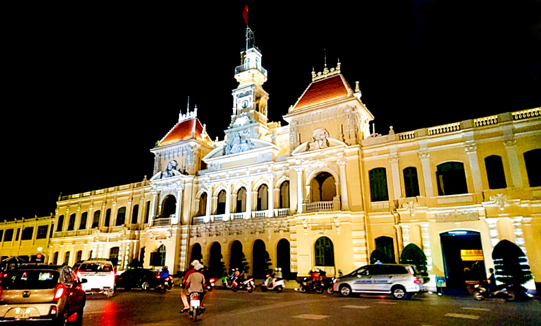 City Hall at night