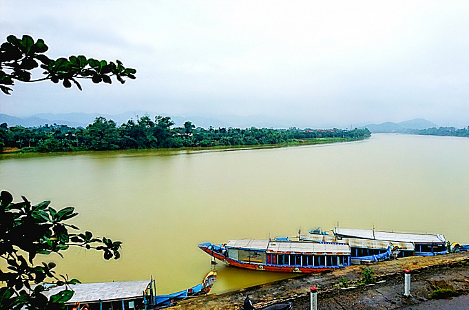 Perfume River in Hue