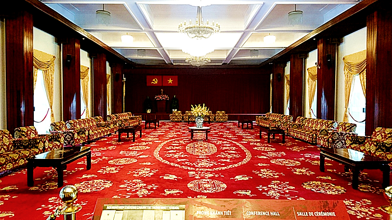 Red meeting room