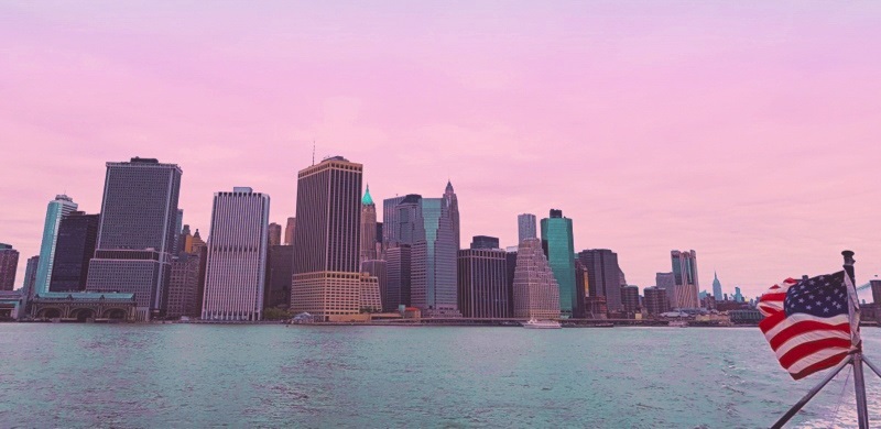 Manhattan from the Ikea Express Ferry