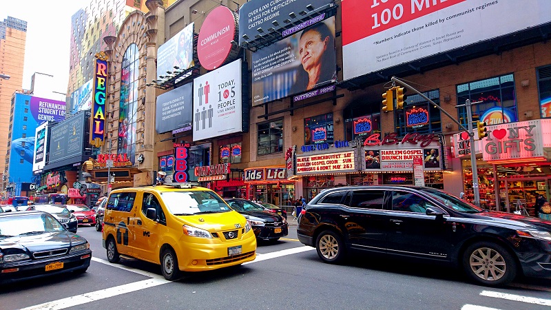 Trafic routier à New York