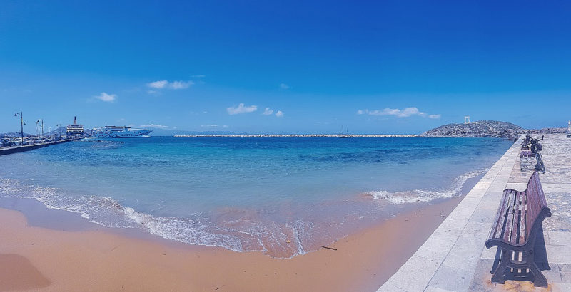 Panorama au port de Naxos