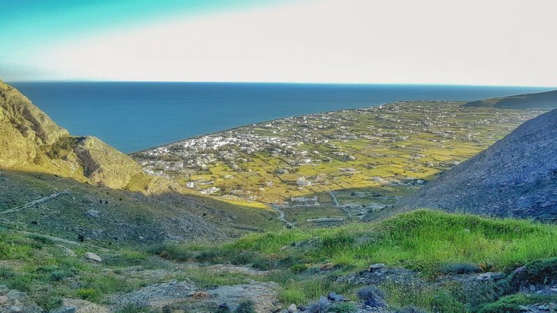 En haut d'une montagne