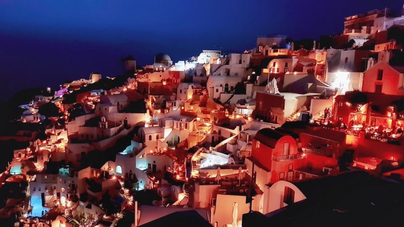 Oia by night