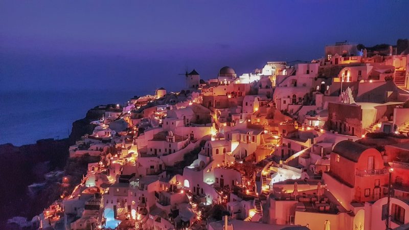 Oia by night