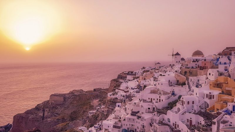 Sunset in Oia