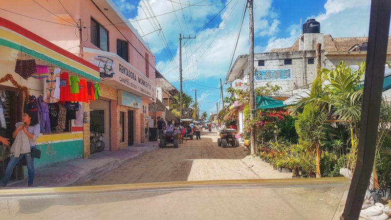 Street in Isla Holbox