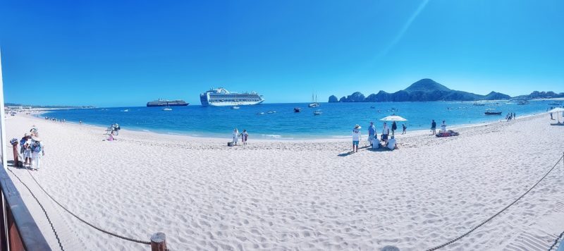 Panorama de la plage à Cabo San Lucas