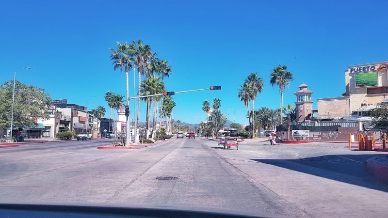 Road in Cabo San Lucas